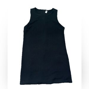 Old Navy Black Ribbed Sleeveless Dress Size L (0757)